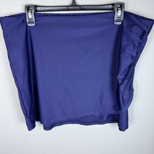 Summer Salt Swimsuit Skirt Navy Blue Ruched Size XLarge Cover Up Bottoms Beach